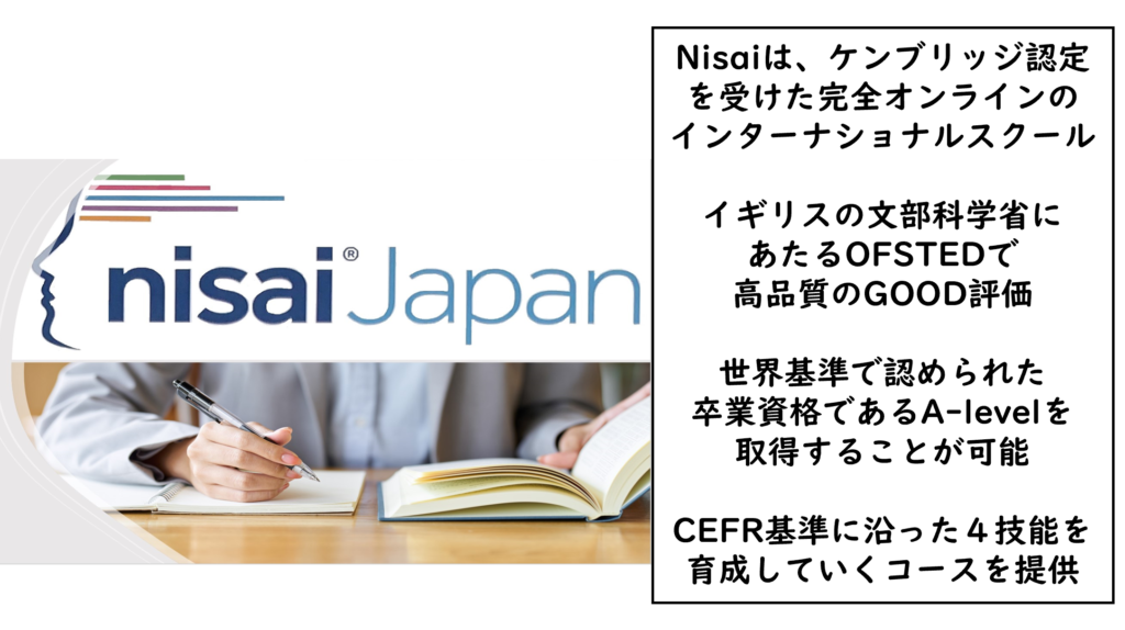 Nisaiのオンラインプログラムで英語力を強化！