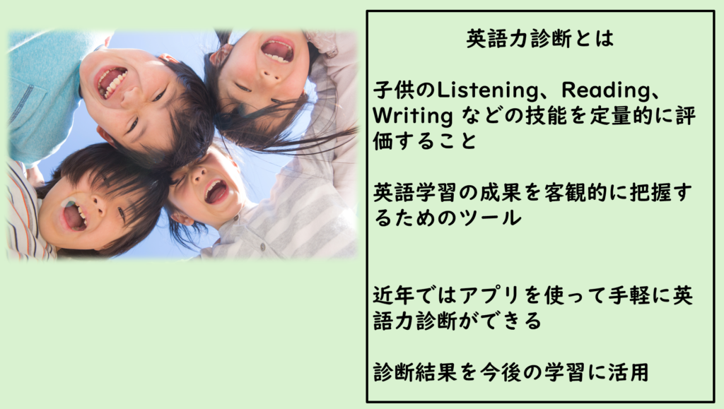子供の英語力診断とは何か