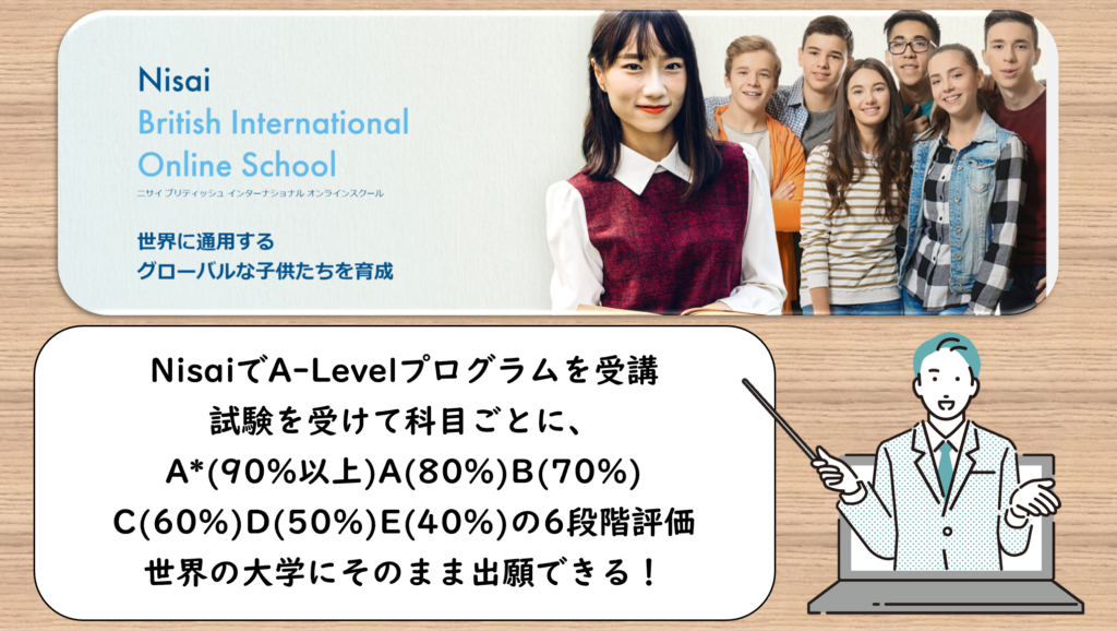 【Nisai】IGCSE・A-Level取得で世界の大学進学にも対応