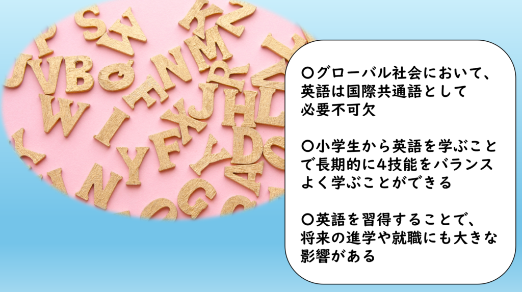 現代社会での英語の重要性と早期教育のメリット