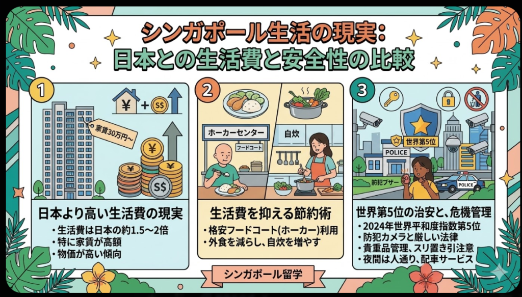 日本と比較：生活費や安全性は高い？