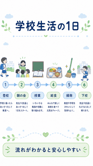 日本の小学校のルールや集団生活になじめるか気になる
