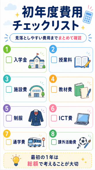 初年度にかかる費用の内訳