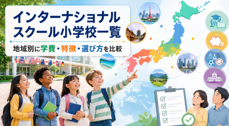 インターナショナルスクール小学校一覧　地域別に学費・特徴・選び方を比較