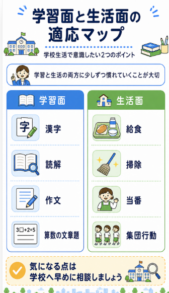 日本語力だけでなく学校生活への適応も必要になる
