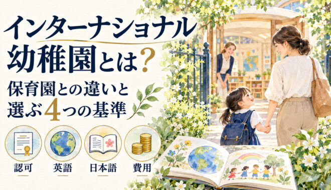 インターナショナル幼稚園とは？保育園との違いと選ぶ4つの基準