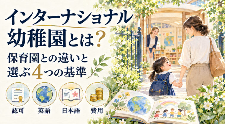 インターナショナル幼稚園とは？保育園との違いと選ぶ4つの基準