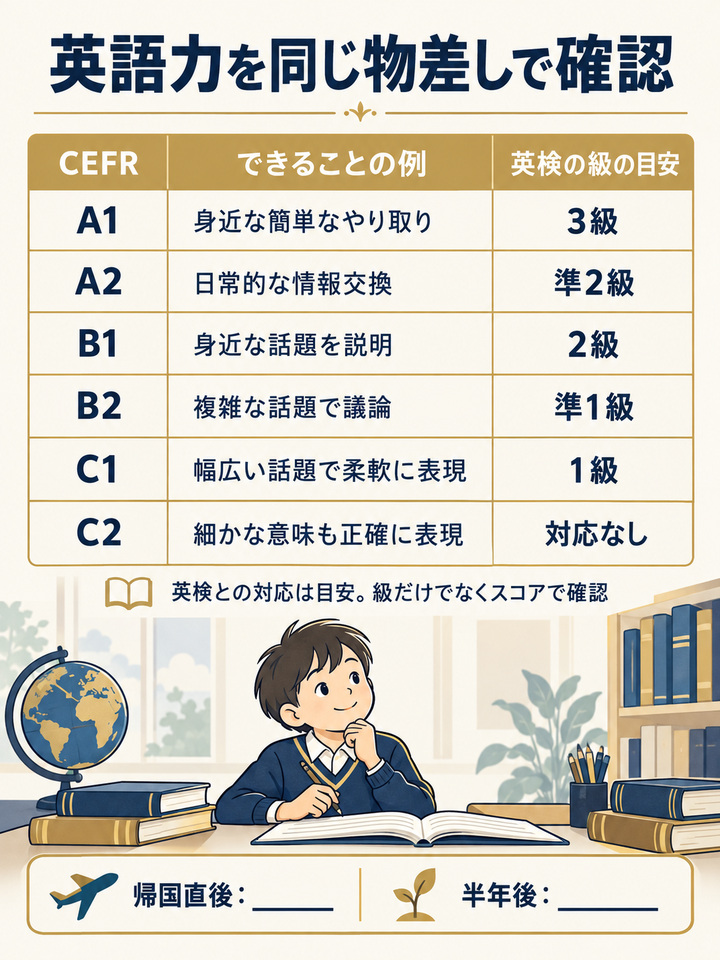塾を選ぶ前に、子どもの英語力を客観的に測っておく