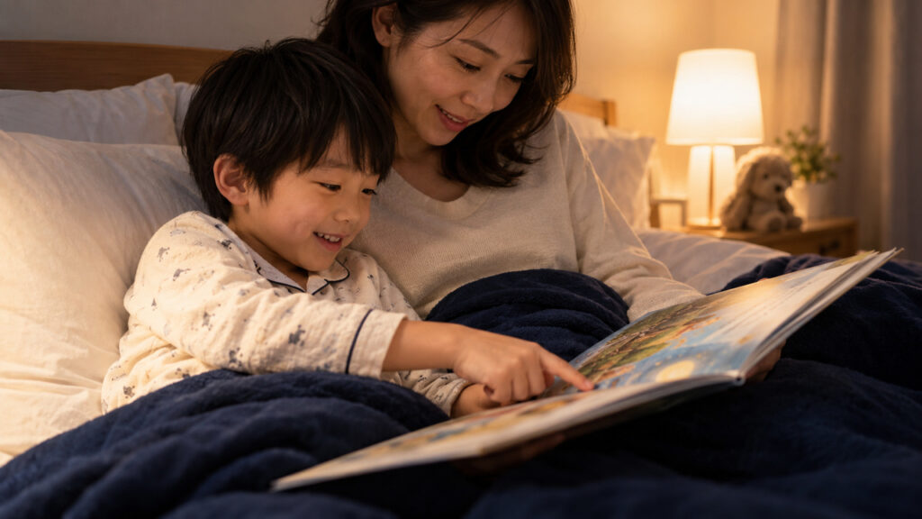英語の絵本の読み聞かせを、毎日の習慣にする