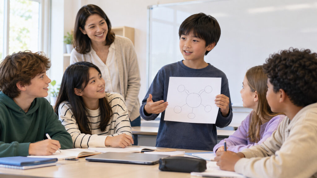 通学型のクラス分けと授業内容