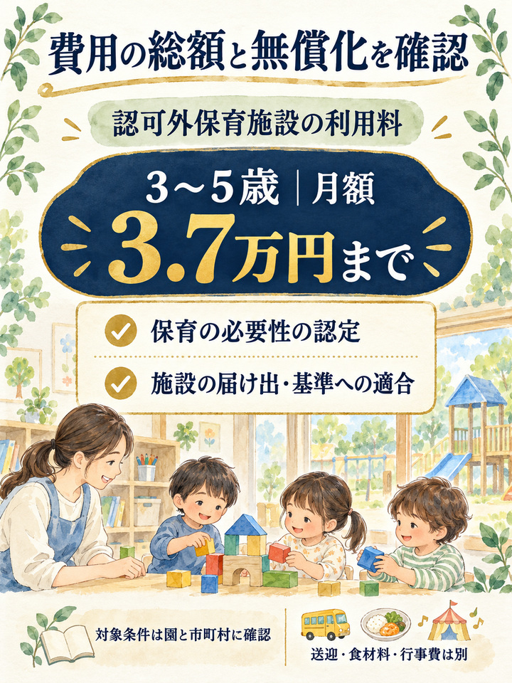 卒園までの費用を書き出し、続けられる金額か確かめる