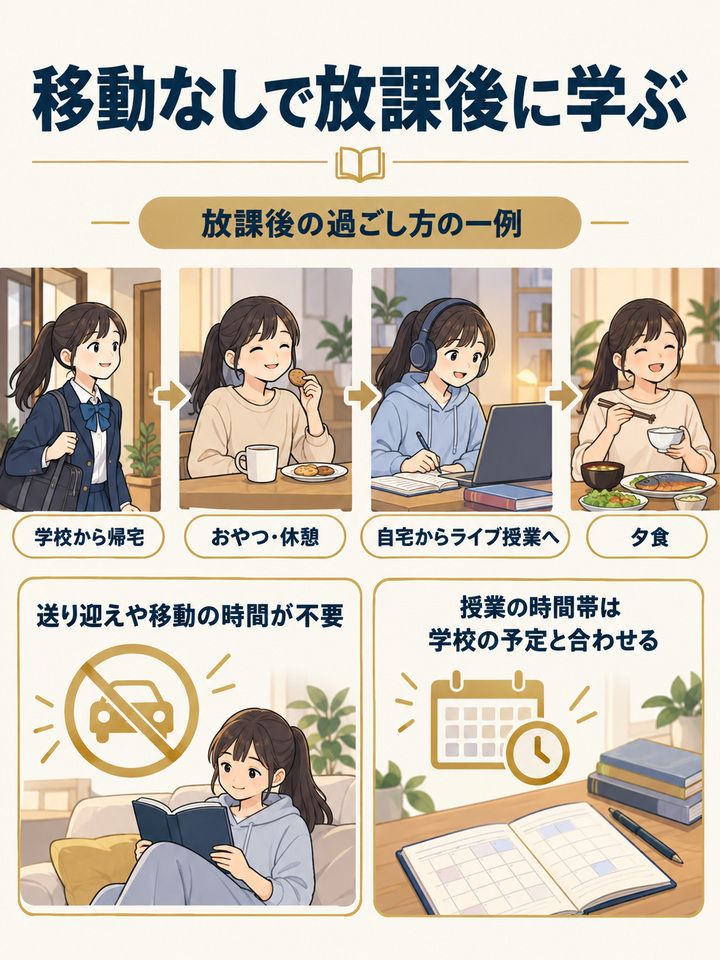 オンラインの通いやすさと続けやすさ
