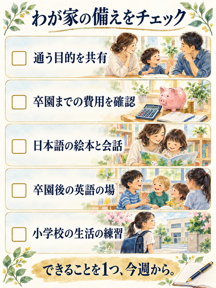 チェックリストで、わが家の備えを確かめる