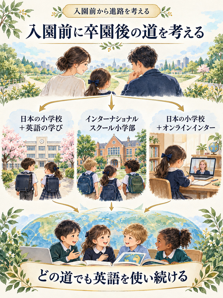 卒園後の進路を、入園前に考えておく